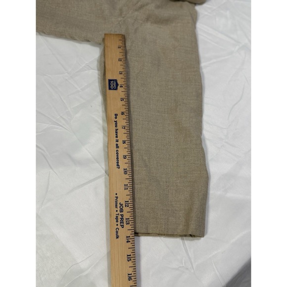 L.L. Bean Vtg  blazer/coat Brushed Cotton Tan/Beige work/business‎ 3/4 Sleeves - Picture 6 of 15